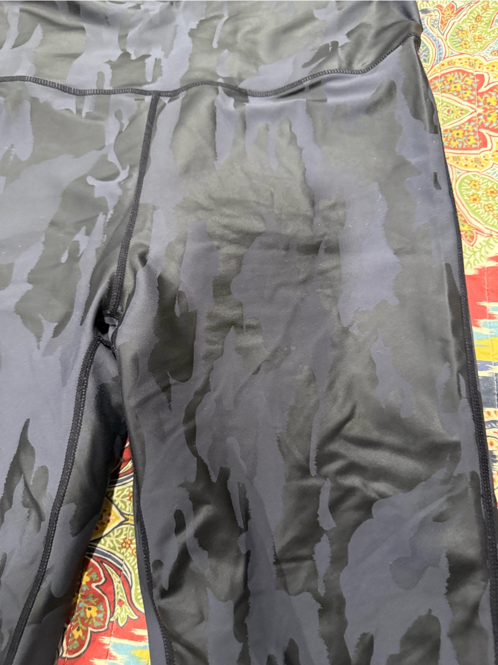 Mono B Black Subtle Camo Leggings - Picture 2 of 3